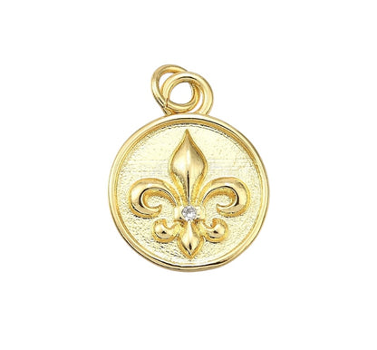 Fluer de lis charm