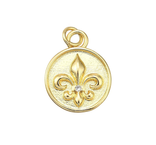Fluer de lis charm