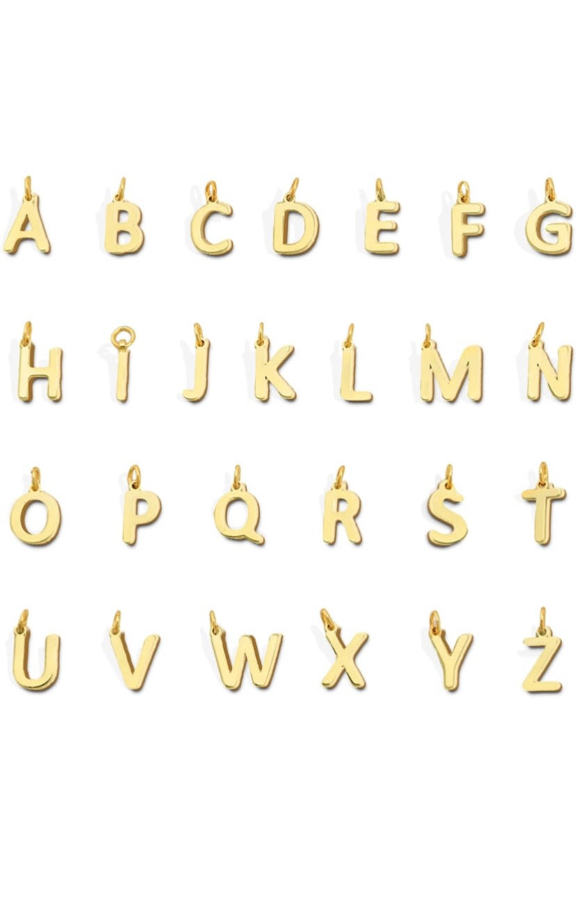 Classic Letter Charms