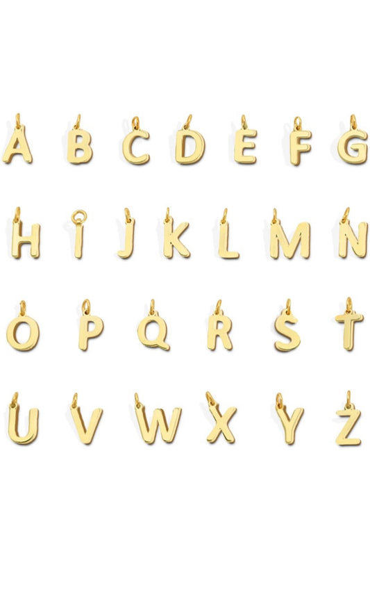 Classic Letter Charms