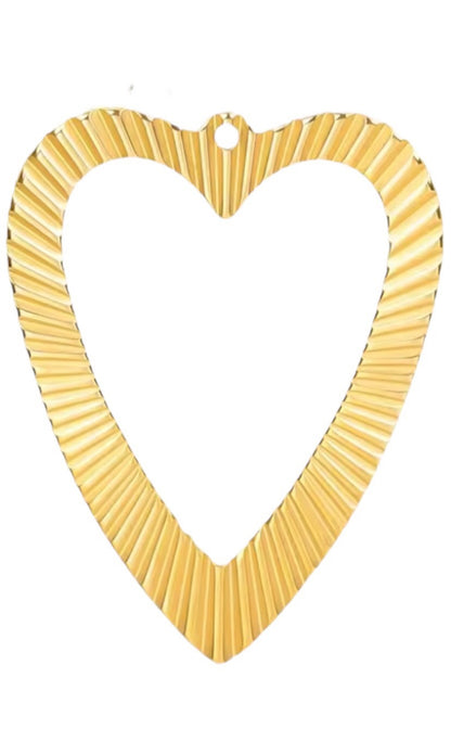 Cutout Heart Charm