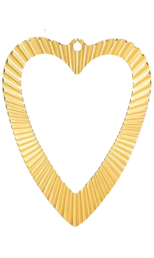 Cutout Heart Charm