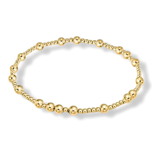 18k Gold Beaded Bracelet