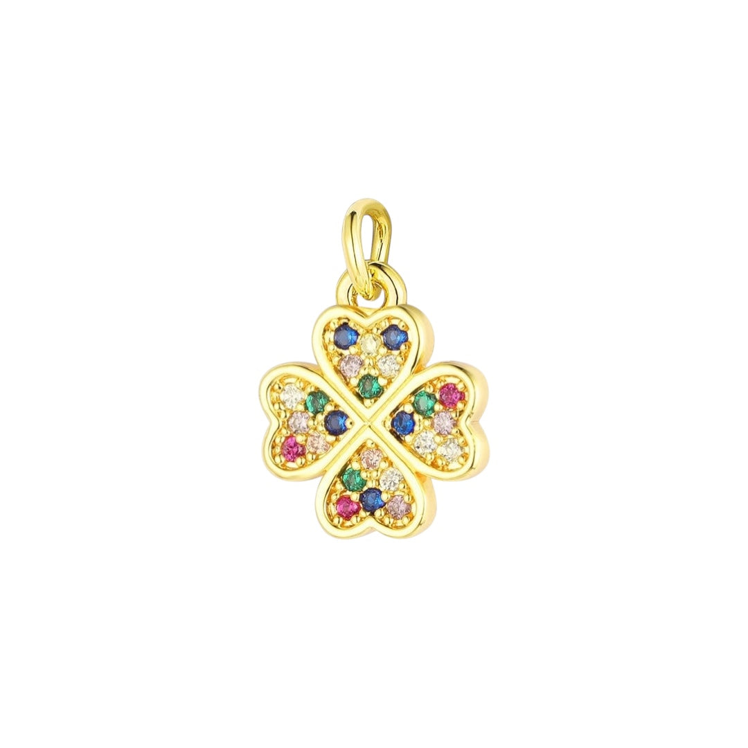 Colorful Clover Charm